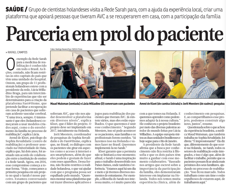 20160323 Parceria Em Prol Do Paciente Capa 20160323 Parceria Em Prol Do Paciente Capa