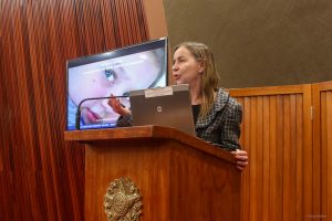 Dra Lúcia Willadino Braga apresentando a palestra no auditório do Conselho Nacional de Justiça Dra Lúcia Willadino Braga apresenta palestra no auditório do Conselho Nacional de Justiça.