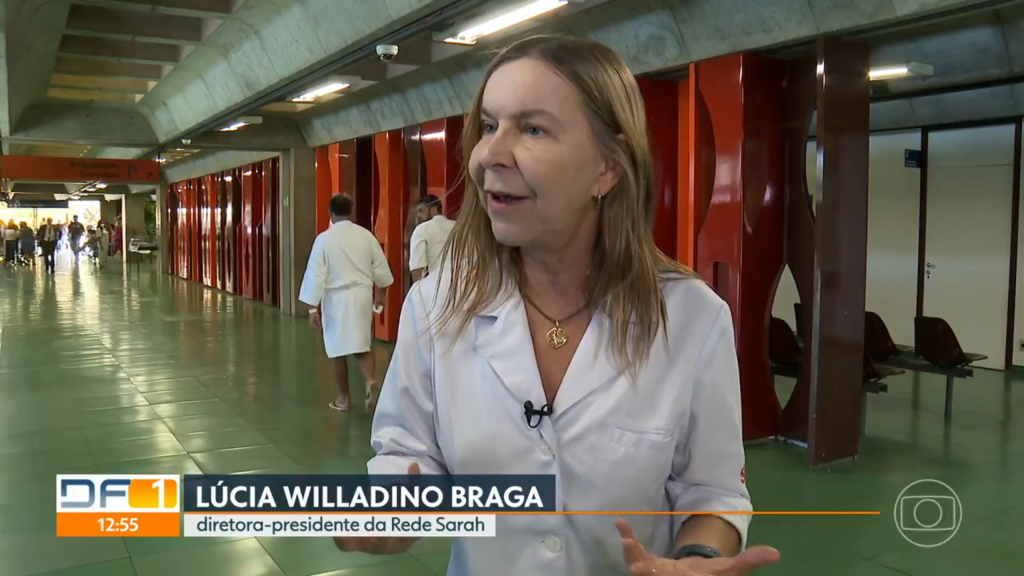 Dra. Lúcia Willadino Braga em entrevista ao DF1 (Captura de tela – crédito: TV Globo)