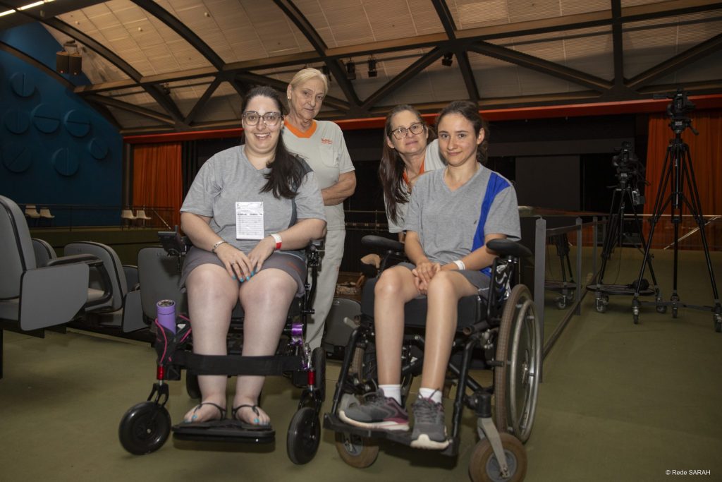 Laura Muller (à esquerda) e Adriana Latchuk (à direita), pacientes do SARAH Brasília