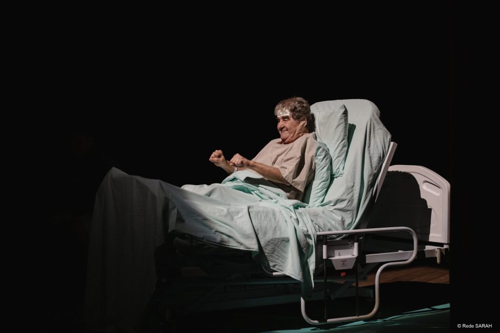 Otávio Augusto encenando Otávio Augusto encenando